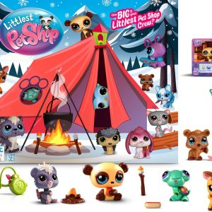 Littlest Pet Shop Bobblin Pets Camping Set Basic Fun-0
