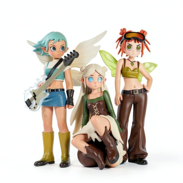 POP MART Peach Riot Punk Fairy Action Figure PVC Collectible-4