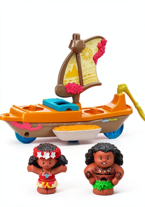 Fisher-Price Disney Moana Sailboat Toy for Toddlers Ages 18-0