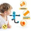 CHESLICR Telescope Suction Cup Robot Toy Sensory Kids-3