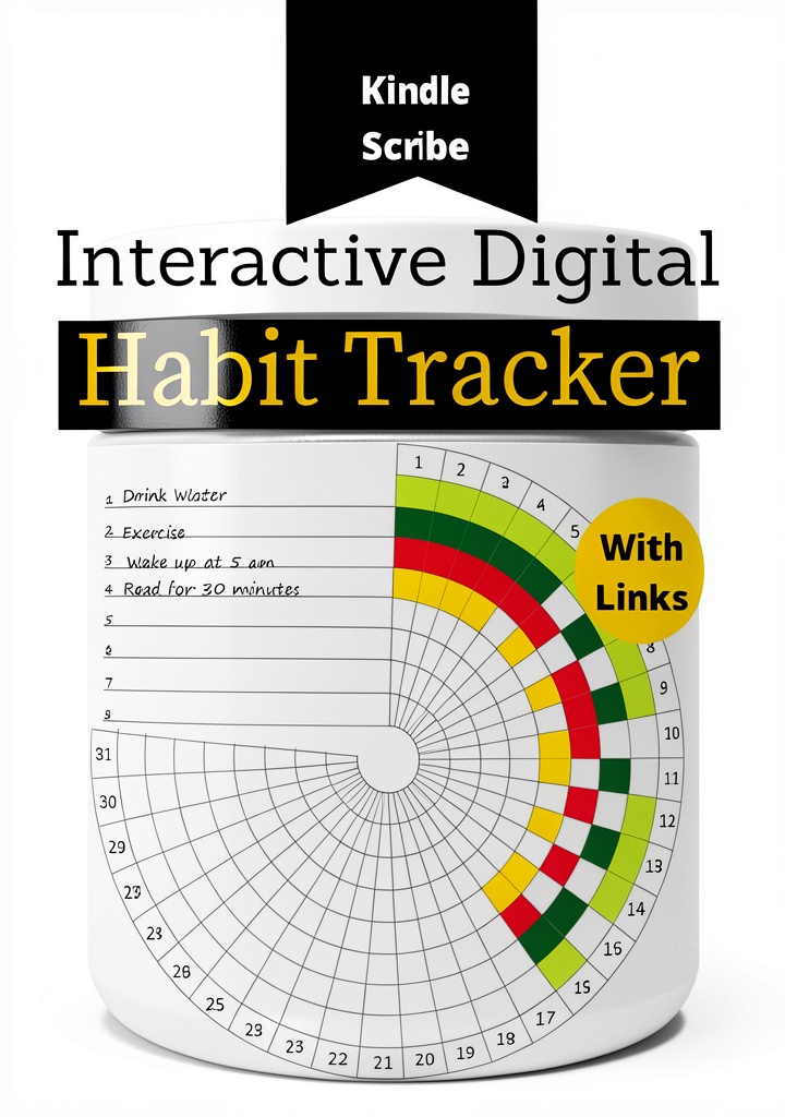 Digital journal open on a Kindle Scribe showing writing interface