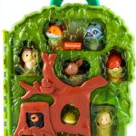 Fisher Price Forest Animal Figures Set with Tree Case for-0