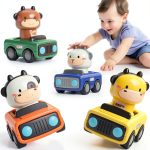 iPlay iLearn Press Go Car Toy Safe Fun Toddler Gift-0