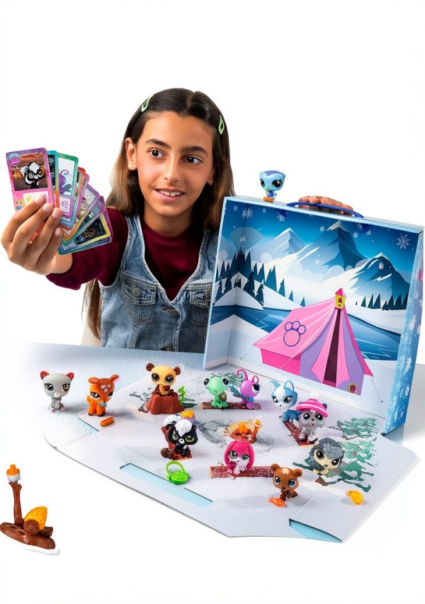 Littlest Pet Shop Bobblin Pets Camping Set Basic Fun-2