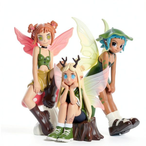 POP MART Peach Riot Punk Fairy Action Figure PVC Collectible-2