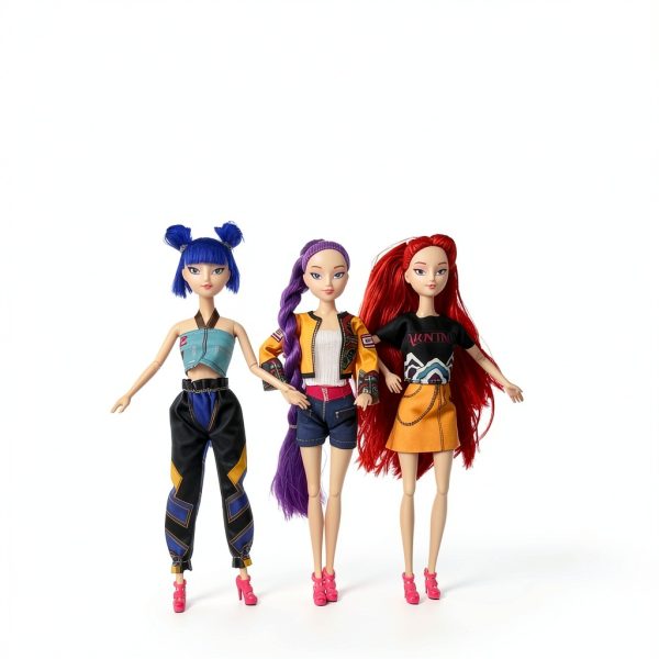 Cefoust Action Figures K-pop Anime Collectible 3-Pack-3
