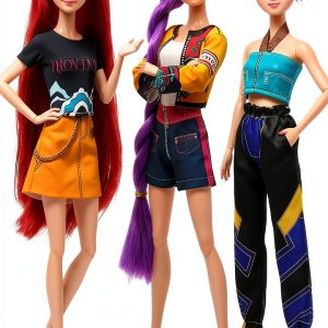 Cefoust Action Figures K-pop Anime Collectible 3-Pack-0