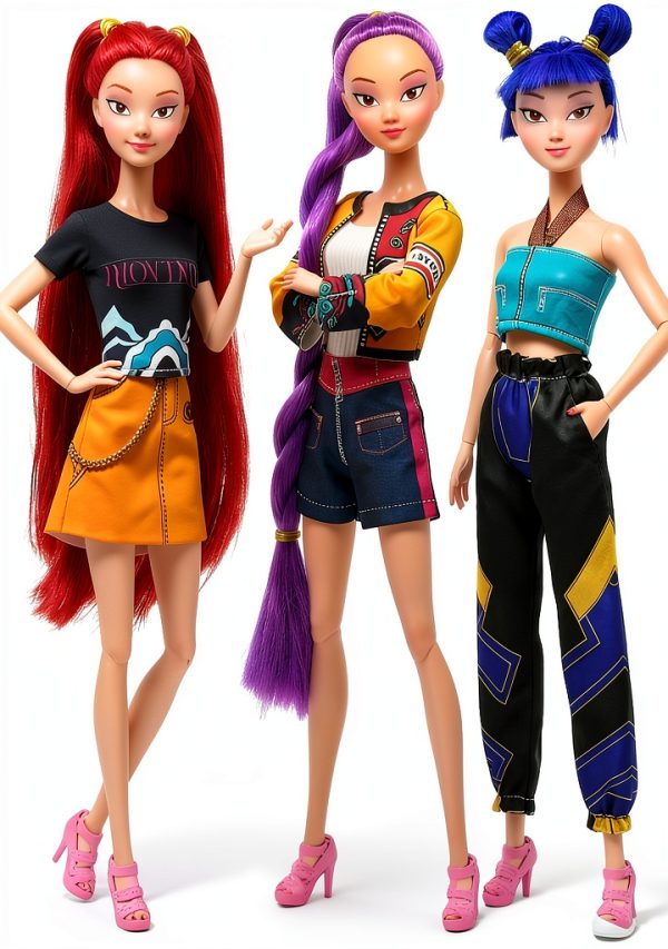 Cefoust Action Figures K-pop Anime Collectible 3-Pack-0