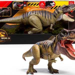 Jurassic World T Rex Toy Mattel Dinosaur Figure Battle Play-0