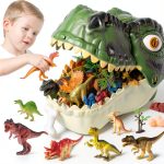 RISUNTOY Dinosaur Toys PVC Figures Play Set Kids 3+-0