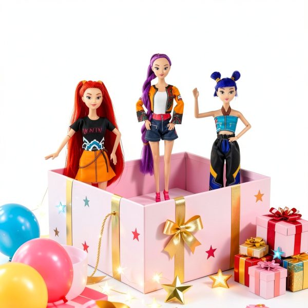 Cefoust Action Figures K-pop Anime Collectible 3-Pack-4