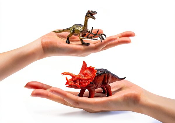 RISUNTOY Dinosaur Toys PVC Figures Play Set Kids 3+-4