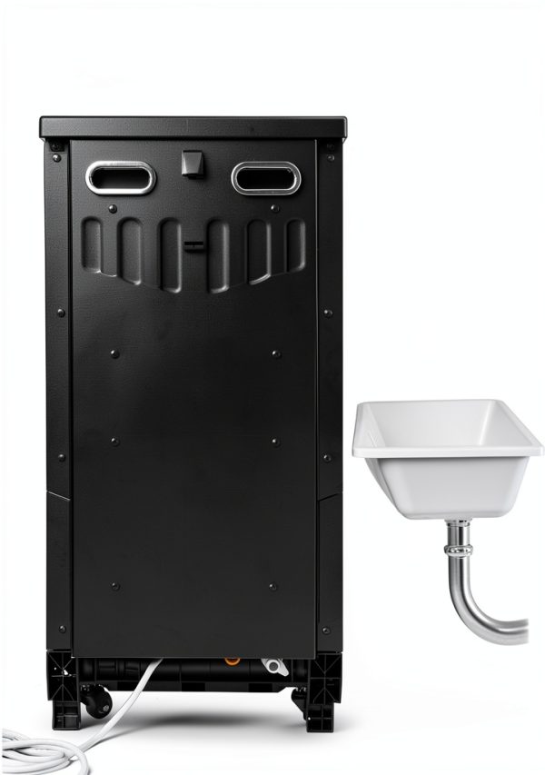 BLACK+DECKER Portable Dishwasher Stainless Steel 8Place-2