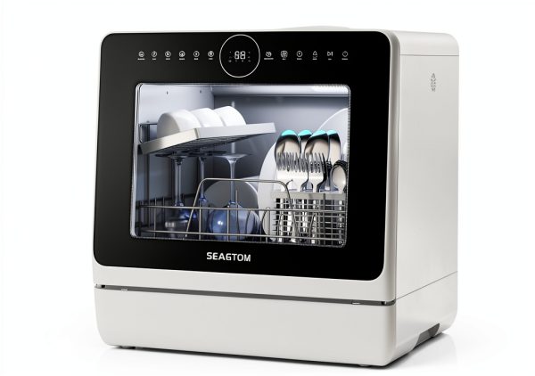 SEAGTOM Countertop Dishwasher Glossy ABS Design-0