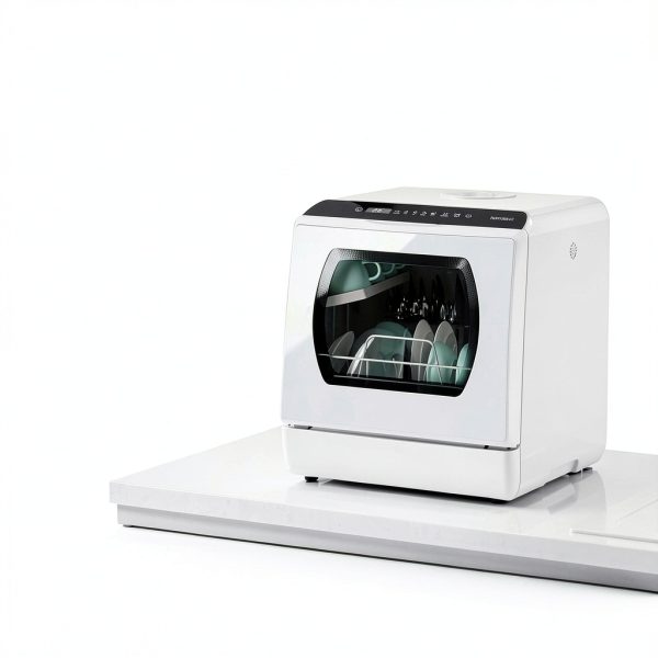 Hermitlux Portable Dishwasher 120V Compact Glass-2