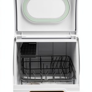 Dsmsseym Countertop Dishwasher Portable 110V ABS Stainless-0