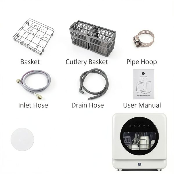EcoSummer Countertop Dishwasher Portable-4