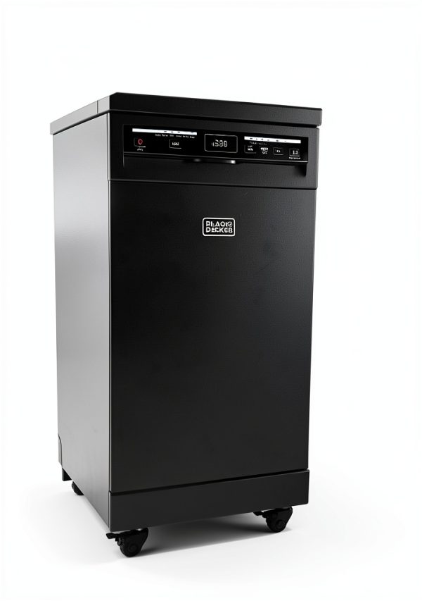 BLACK+DECKER Portable Dishwasher Stainless Steel 8Place-6