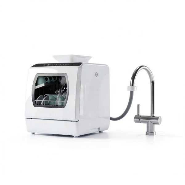 Hermitlux Portable Dishwasher 120V Compact Glass-4