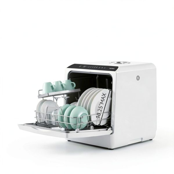 Hermitlux Portable Dishwasher 120V Compact Glass-1
