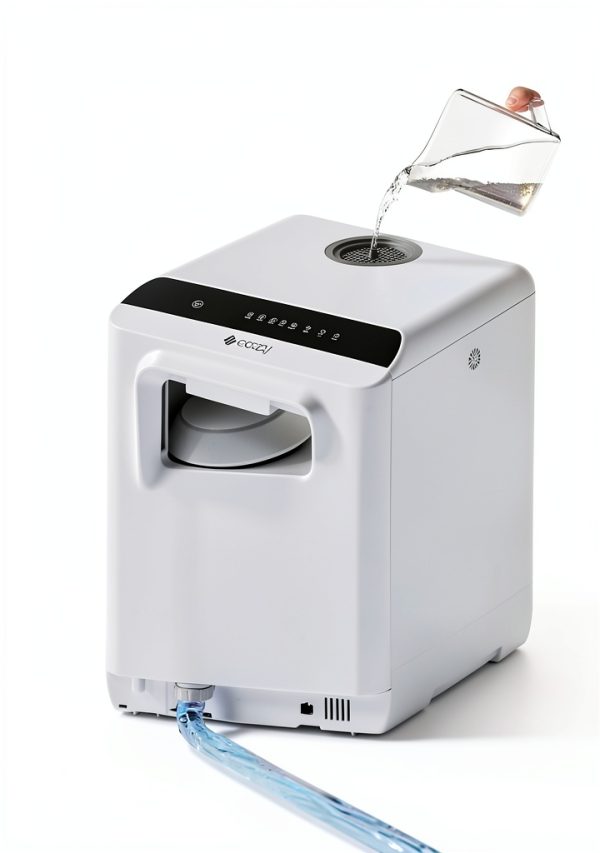 Ecozy Countertop Dishwasher DW-CT200A Stainless Steel Modern-3
