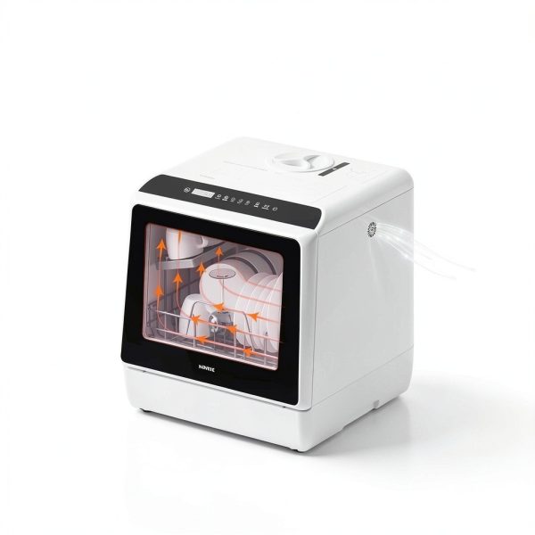Countertop Dishwasher NOVETE TDQR01 4‑Place Settings 5‑Cycle-4