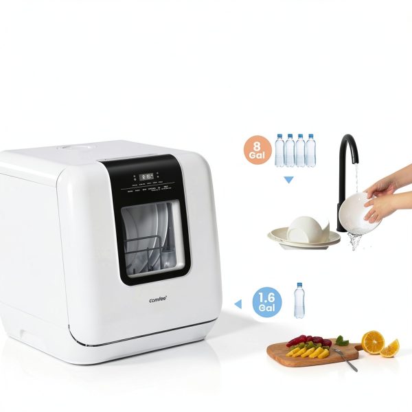 Midea Countertop Dishwasher CDC17P2AWW 6L Portable UV Hygiene Model-7
