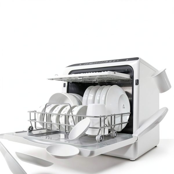 Countertop Dishwasher KAPAS KPS-XWJ01 Glossy Stainless Steel Tank-2