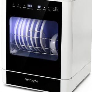 ZHC Countertop Dishwasher xiwanji03 8‑Place Portable Auto‑Program-0