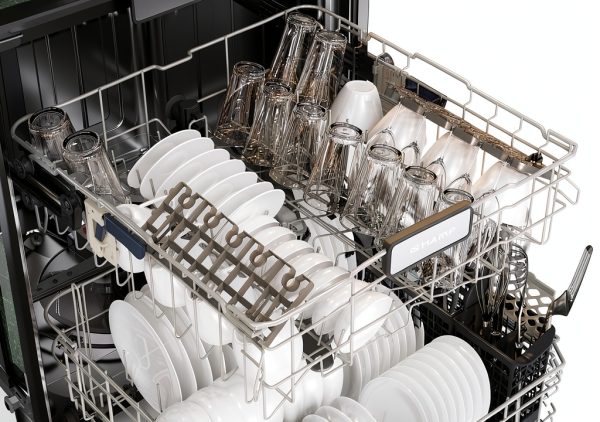 Sharp Dishwasher SDW6726MS Quiet Library Tech Adjustable Rack-20