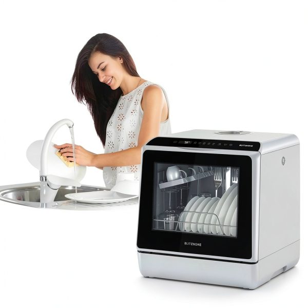 BlitzHome Countertop Dishwasher BH-DW-001 6‑Program App Control-7