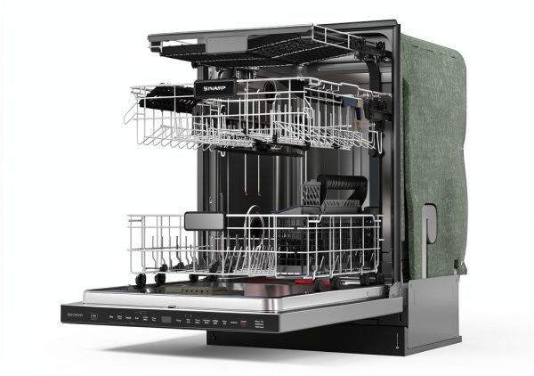 Sharp Dishwasher SDW6726MS Quiet Library Tech Adjustable Rack-10