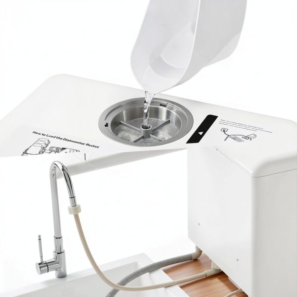 HAVA Countertop Dishwasher TDQR 5L Tank Compact Stainless Steel-2