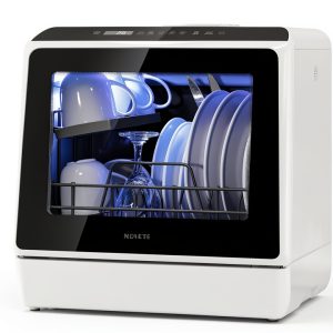 Countertop Dishwasher NOVETE TDQR01 4‑Place Settings 5‑Cycle-0