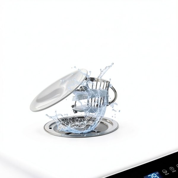 Countertop Dishwasher KAPAS KPS-XWJ01 Glossy Stainless Steel Tank-0