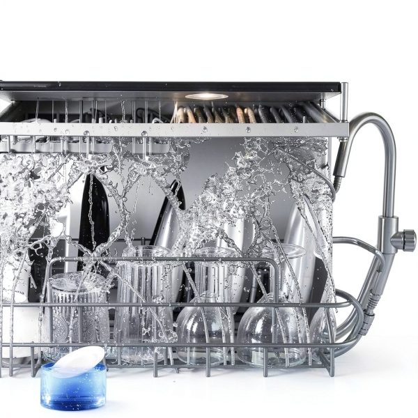 Countertop Dishwasher BLITZHOME Smart App 9‑Program Portable-8