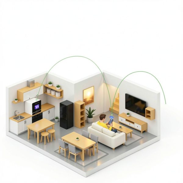 Countertop Dishwasher BLITZHOME Smart App 9‑Program Portable-1