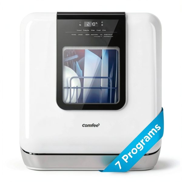 Midea Countertop Dishwasher CDC17P2AWW 6L Portable UV Hygiene Model-0
