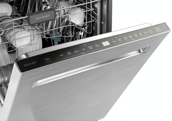 Sharp Dishwasher SDW6726MS Quiet Library Tech Adjustable Rack-18