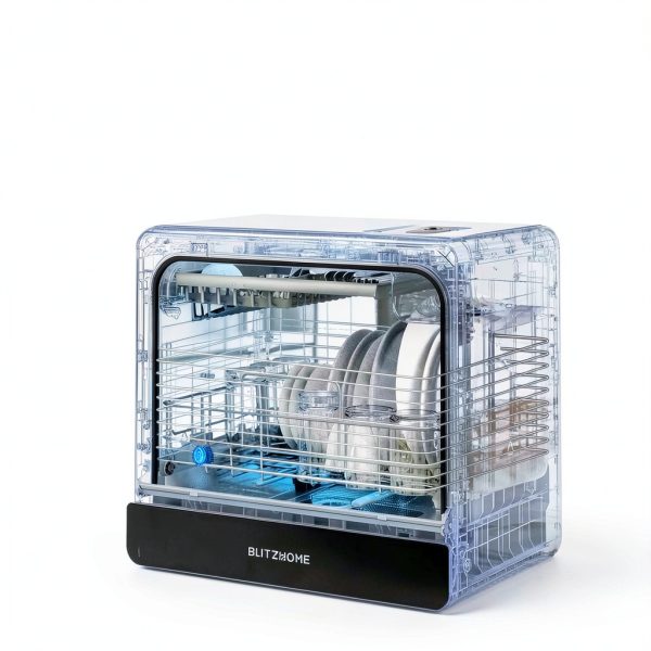 Countertop Dishwasher BLITZHOME Smart App 9‑Program Portable-4