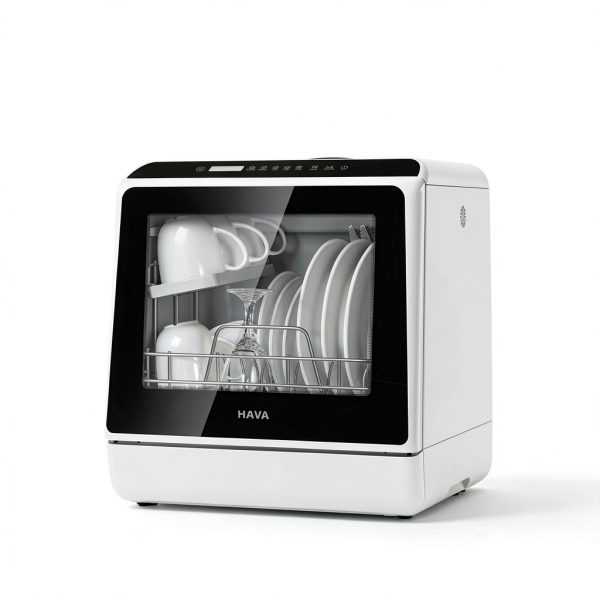 HAVA Countertop Dishwasher TDQR 5L Tank Compact Stainless Steel-5