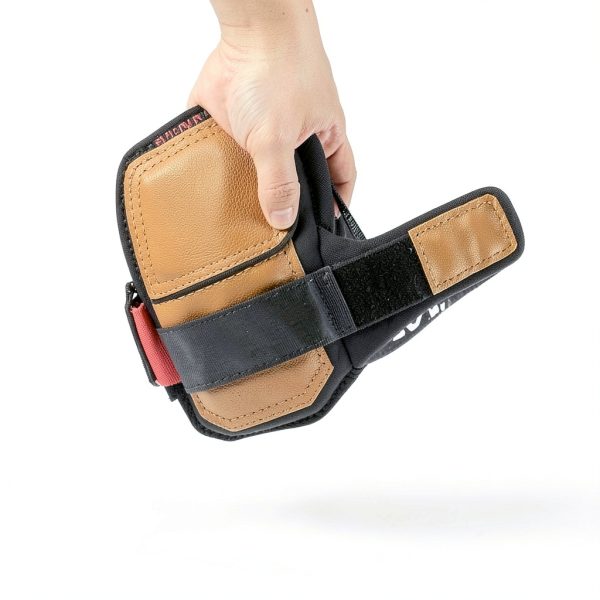 Leather Knee Pads, One Strap Non-slip Knee Pads, Machine Washable, Durable,Large Size-2