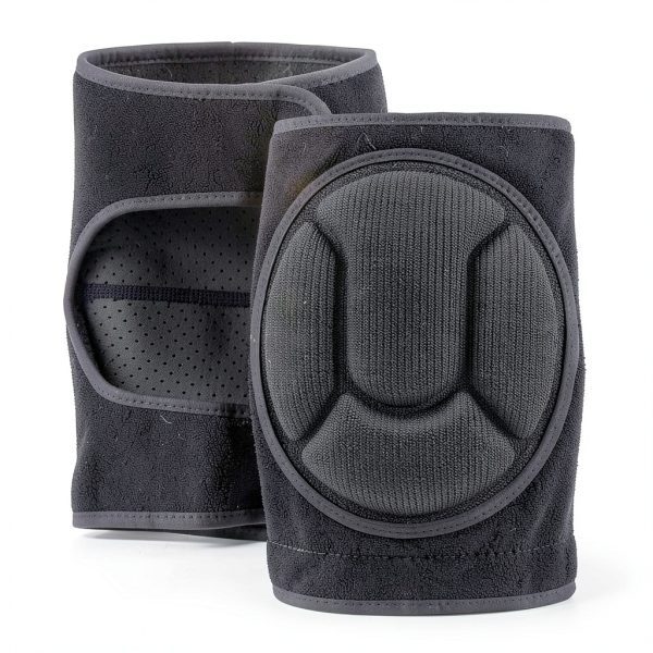 Knee Pads, Work Thick Foam Knee Pads Work Anti Slip Collision Avoidance Knee Pads for Gardening Construction Cleaning Flooring Men Women(COLOR:Black)-2