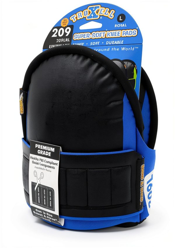 TROXELL USA - SuperSoft Royal Blue Kneepads (Large Size/Bagged in Pairs)-0