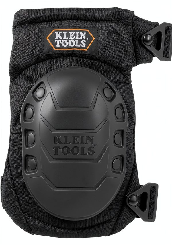Klein Tools 60344 Knee Pads, Hinged Gel Knee Pads with Slip Resistant Rubber Caps, Quick-Release Clips and Adjustable Straps, Black-9
