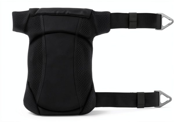 Klein Tools 60344 Knee Pads, Hinged Gel Knee Pads with Slip Resistant Rubber Caps, Quick-Release Clips and Adjustable Straps, Black-10