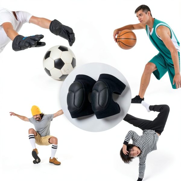 Knee Pads, Work Thick Foam Knee Pads Work Anti Slip Collision Avoidance Knee Pads for Gardening Construction Cleaning Flooring Men Women(COLOR:Black)-7